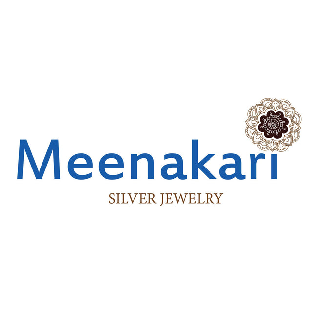 MEENAKARI HERITAGE JEWELLERY Pure 925 Sterling Silver Lotus With Zircon Rakhi Set With Roli Chawal And Rakshabandhan Greeting Card For Brother/Boys/Men/Unisex 