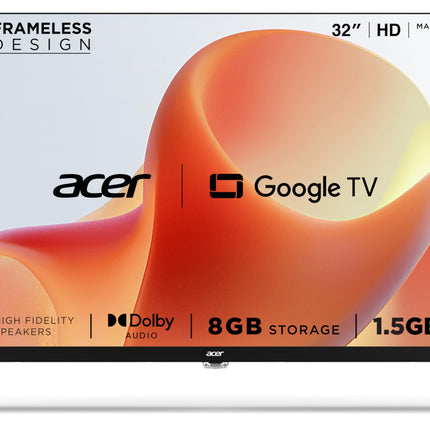acer 80 cm (32 inches) G Plus Series HD Ready LED Smart Google TV AR32HDGGR2841AD 