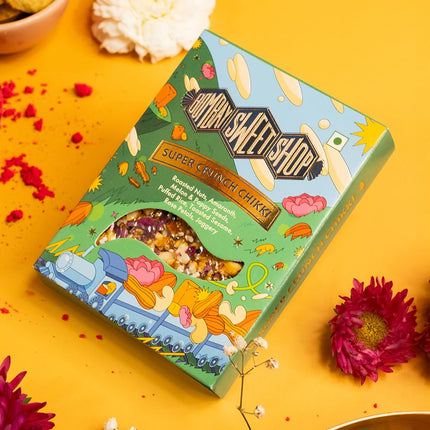 Bombay Sweet Shop Holi Gift Hampers | Holi Ultimate Box (10 Products) | Festive Products | Chocolate, Namkeen Snacks| Gulaal Holi Colors | Gift for Men and Women | Healthy Snacks| Premium Gift Hamper 