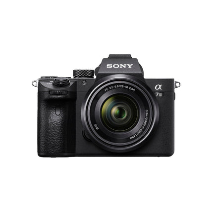 Sony Alpha ILCE-7M3K Full-Frame 24.2MP Mirrorless Digital SLR Camera with 28-70mm Zoom Lens | 4K Full Frame | Real-Time Eye Auto Focus | Tiltable LCD, Low Light Camera - Black 