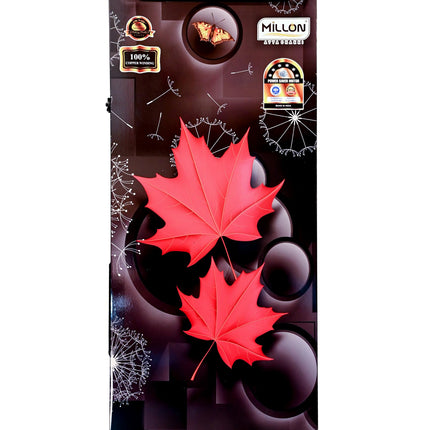 MILLON ATTA CHAKKI Metal Fully Automatic Domestic Flour Mill Machine, Atta Chakki, Aata Maker Flourmill RED Leaf 