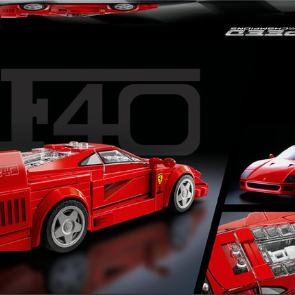LEGO Speed Champions Ferrari F40 Supercar Vehicle Toy 76934 Building Blocks Toys for 9+ Gift for Boys and Girls 
