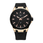 Fastrack Vyb Challenger Quartz Analog Black Dial Watch for Men 