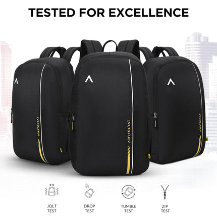 Aristocrat 25L Nova Laptop Backpack - Black/School bag 