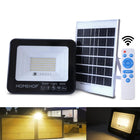 Homehop Solar Light Outdoor Garden 40 Watt Waterproof 108 LED Focus Flood Lamp for Home, Wall, Balcony, and Patio Automatic with Remote.(ABS Warm Light) 