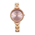 Titan Raga Showstopper Quartz Analog Pink Dial Metal Strap Watch for Women-95286WM01 
