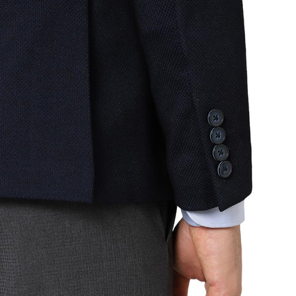 Van Heusen Men's Blazer (VHBZVKULBA11559_Navy_38 