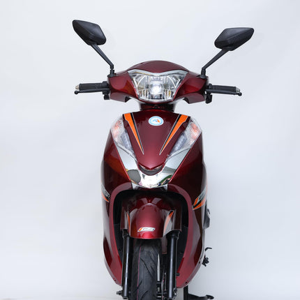 Jozhi CS Red Electric Scooter for City Commute, Lithium Battery, Max Speed 60 kmph, Range 120 km, Foldable Design 