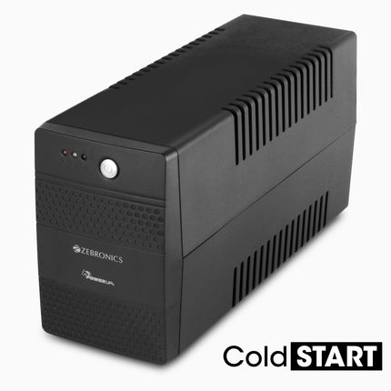 ZEBRONICS U735 600VA/360W Microcontroller Based UPS for Office Computers | Home PC with Auto Restart, Generator Compatible, Boost & Buck AVR, Built-in Protection, (Not for Routers) 