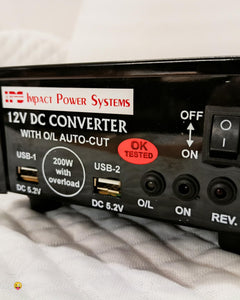 200Watt Converter, 200W Mini Inverter for Home, Car, Laptop, D2H Box, Mobile Charger(12V DC to 220V AC Solar Converter),220v Ac Converter Mini Inverter 