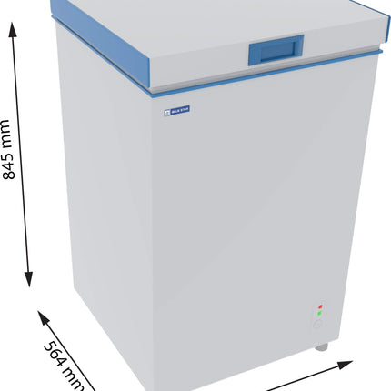Blue Star CF3-125DSW Single Door DeepFreezer (106 Ltrs, White) 
