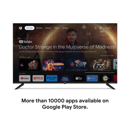 acer 139 cm (55 inches) G Series 4K Ultra HD Smart LED Google TV AR55GT2851UDFL (Black) 