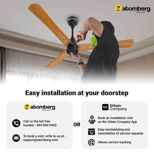 atomberg Renesa 600mm BLDC Motor 5 Star Rated Sleek Ceiling Fans with Remote Control | Upto 65% Energy Saving, High Air Delivery and LED Indicators | 2 years(+1 Year extended Warranty on registration) 