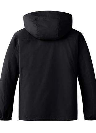 Wantdo Women's 3 In 1 Plus Size Coat Waterproof Snow Jacket Hooded Black 3X