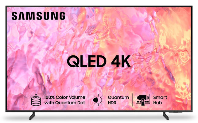Samsung 138 cm (55 inches) 4K Ultra HD Smart QLED TV QA55QE1CAKLXL (Titan Gray) 