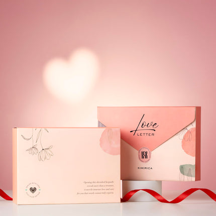 Kimirica Bath & body Gift Set Love Letter Gift Box For Women's & Girl's|Perfect Self Care Gift Set's For Anniversary, Birthday |Pack of 6 