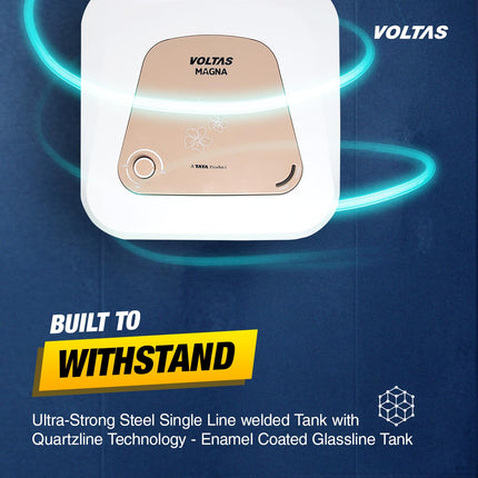 Voltas 10 L Storage Water Geyser (Magna 10L, White) 