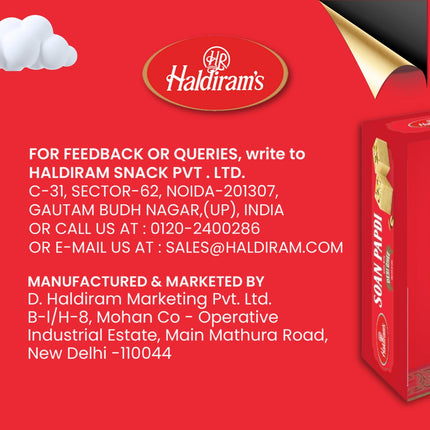 Haldiram's Soan Papdi 500g | Traditional Indian Sweet | Finest Ingredients | Crunchy Almonds & Pistachios | Indian Mithai | Festive Delight | Great Gift Pack for Festival | Mithai for Raksha Bandhan 