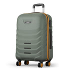 Safari Crescent 8 Wheels 76cm Large Check-in Trolley Bag Hard Case Polycarbonate 360 Degree Wheeling System Luggage, Travel Bag, Suitcase for Travel, Trolley Bags for Travel, Thyme Green 