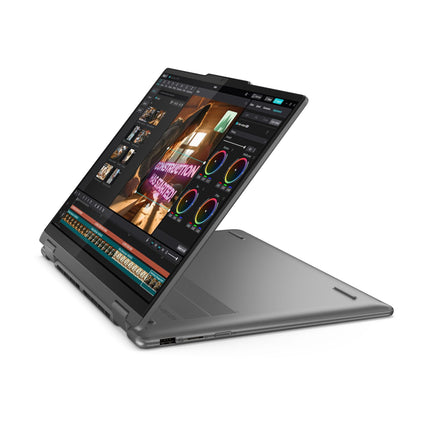 Lenovo Yoga 7 2-in-1 AMD Ryzen 7 8840HS 14"(35.5cm) WUXGA OLED 400Nits Convertible Laptop (16GB/1TB SSD/Windows 11/Office Home 2024/100% DCI-P3/Digital Pen/Grey/1.5Kg), 83DK009LIN 