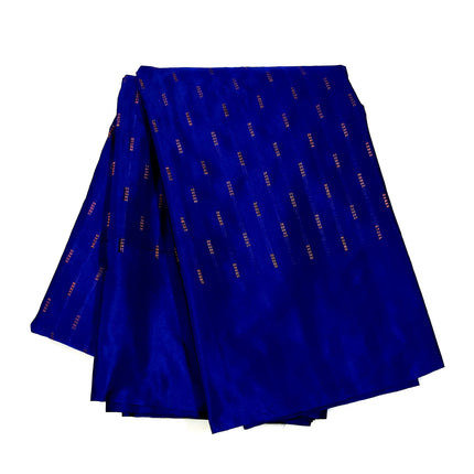 Women Kanchipuram Luxurious Pure Soft Silk Saree Experience The Ultimate Comfort And Elegance (Blue) 