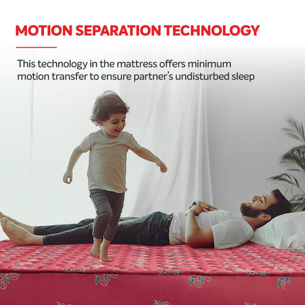 Kurl-On Mattress | Teensy | Orthopedic 5-Inch Double Size Bed Mattress (72x48x5 Inches, Medium Firm Support), Bonded Foam, Orthopedic Mattress. 