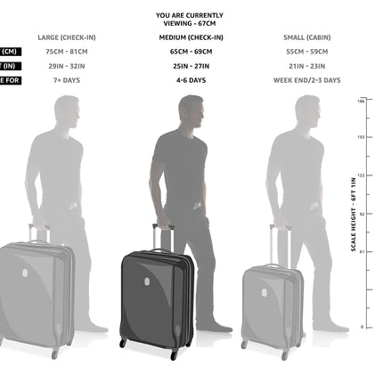 American Tourister Liftoff 67 CM Medium Check-in Polypropylene (PP) Hard 8 Wheels Spinner Luggage/Suitcase/Trolley Bag for Travel (Olive) 