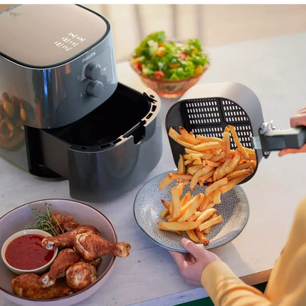 PHILIPS Essential Air Fryer (Slate Grey, HD9200/60, 4.1L, 0.80 kilograms) 