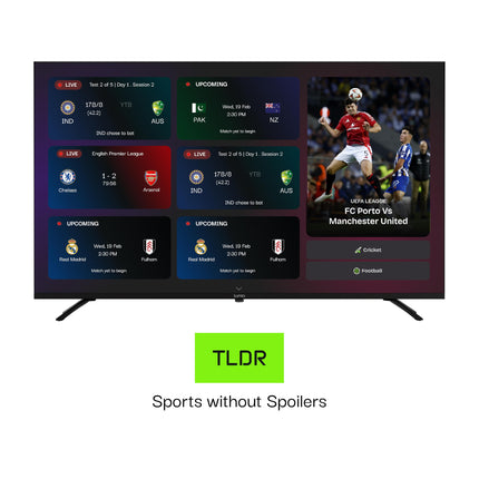 Lumio Vision 9 139cm (55 inches) 4K Ultra HD Smart QD-MiniLED Google TV EPIC1-ADSG 