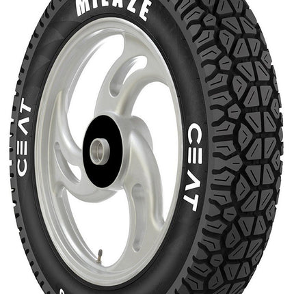 Ceat Milaze X5 90/100-10 53J Tubeless Scooter Tyre,Front or Rear 