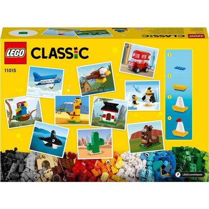 LEGO Classic Around The World 11015 Building Kit; 15 Toys for Kids (950 Pieces), Multi Color 