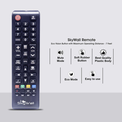 SKYWALL 80 cm (32 inches) HD Ready LED TV 32SWN (Black) 