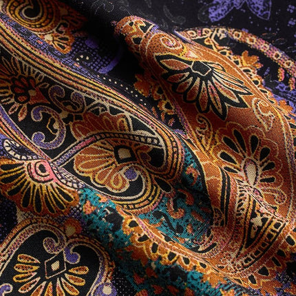 SNITCH Black Printed Box Fit Half Sleeve Oversized Shirts 