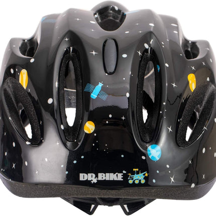 FABSPORTS Printed Safety Helmet for Kids-Boys & Girls (5-12 Years), Light Weight Bicycle/Bike Helmet, Adjustable Size, Superior Ventilation for Cycling/Skating/Skate Boarding, Black 