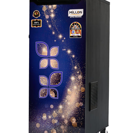 MILLON ATTA CHAKKI Stainless Steel, Sparkle Flour Mill Fully Automatic Domestic Ghar Ghanti for Grinding Grains, with Standard Accessories (0.75 Units/Hr) 