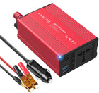 VANTRO 500W Car Inverter DC 12V to AC 220V with QC3.0 & PD 65W USB, Universal Socket, 200W via Cigarette Lighter, 500W via Direct Battery Connection 