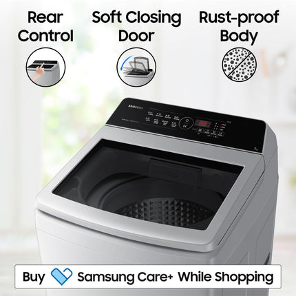 Samsung 7 kg, Eco Bubble Techn, Digital Inverter Motor, Soft Closing Door, Fully-Automatic Top Load Washing Machine (WA70BG4441YYTL, Lavender Gray) 