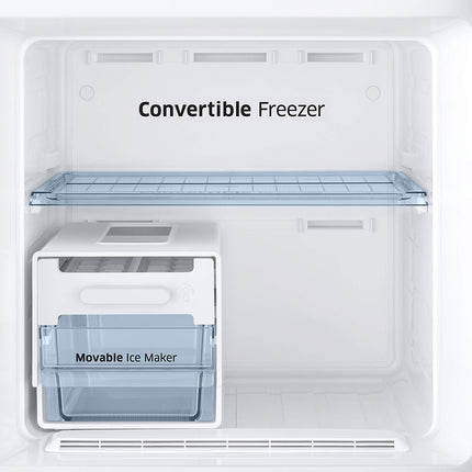 Samsung 236L 2 Star Inverter Frost-Free Convertible 3 In 1 Double Door Refrigerator Appliance (RT28C3732S8/HL,Elegant Inox) 