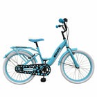 Beetle Panache 20T Kids Cycle with 12 Inches Steel Frame for 6 to 10 Year olds, Turquoise Blue, Unisex 