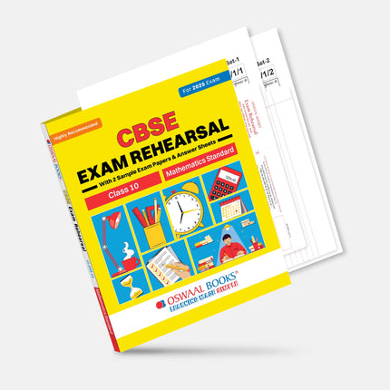 Oswaal CBSE Exam Rehearsal for Mathematics Standard Class X (For 2025 Exam) 