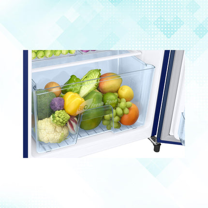 Samsung 183 L, 4 Star, Digital Inverter, Direct-Cool Single Door Refrigerator (RR20C1724CU/HL, Camellia Blue) 