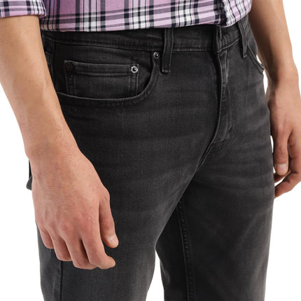 Levi's Men's 511 Slim Fit Mid-Rise Light Fade Stretchable Jeans Black | Rise Style: Mid Rise 
