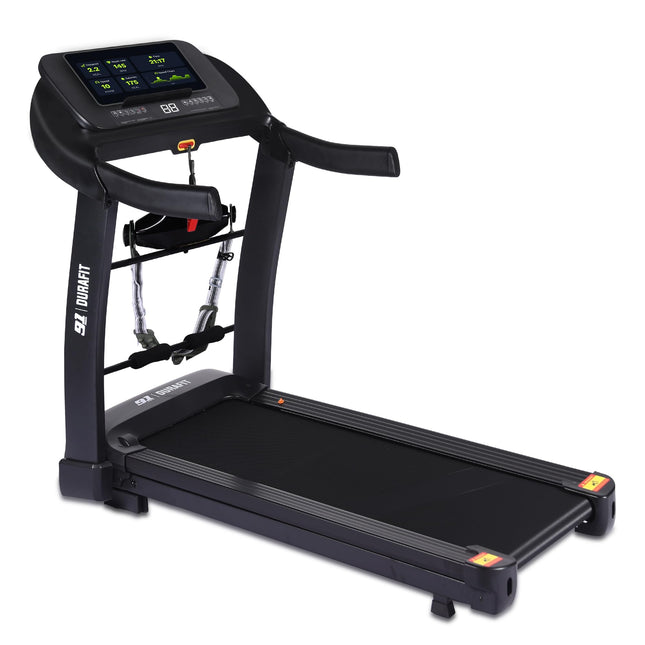 91-Durafit Sprint Pro Multifunction 5 HP Peak BLDC Motorized | 25 Level Auto Incline |16 Km/Hr Max Speed | 140 Kg User Weight | Free (DIY) Installation Assistance 