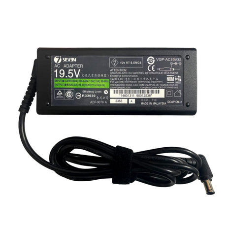 7SEVEN® Compatible for Sony Ac Adapter 19.5v 4.7a Suitable for Sony Bravia Television and Sony Vaio 