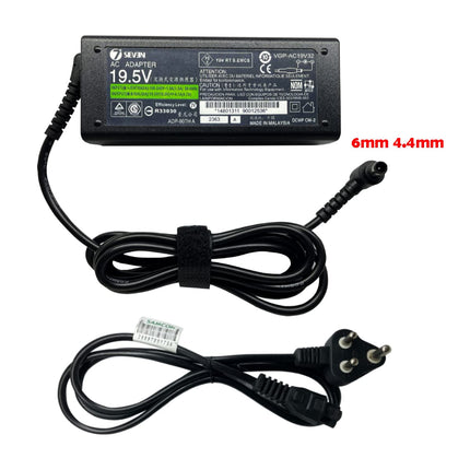 7SEVEN® Compatible for Sony Ac Adapter 19.5v 4.7a Suitable for Sony Bravia Television and Sony Vaio 