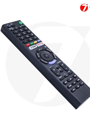 7SEVEN® Compatible with Sony Bravia TV Remote Control Suitable for Smart LCD LED UHD OLED QLED 4K Android Televison Non Voice Command with Streaming Apps - Match Key by Key with Existing Remote 