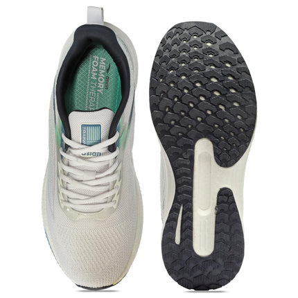 ASIAN Men's Hypercushion-01 Sports Running Shoes with Lightweight TPU & TPR Sole with Memory Foam Insole Casual Sneaker Shoes for Men's, White,UK 7 