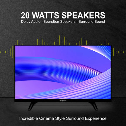 SKYWALL 80 cm (32 inches) HD Ready LED TV 32SWN (Black) 