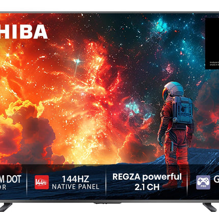 TOSHIBA 254 cm (100 inches) Z570RP Series 4K Ultra HD Smart QLED TV 100Z570RP 