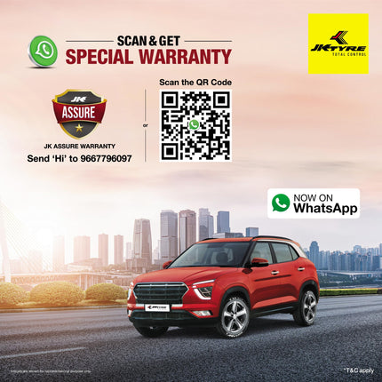 JK Tyre 145/80 R12 Ultima Hi^Life Tubeless Car Tyre 